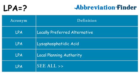 LPA Philippine Abbreviation Meaning .